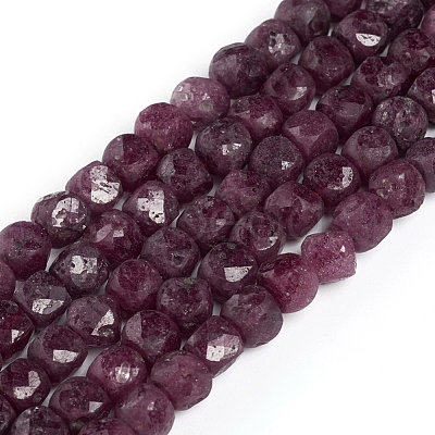 Natural Ruby Beads Strands G-E560-A06-4mm-1