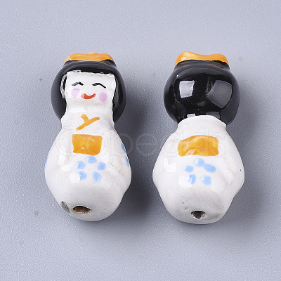 Handmade Porcelain Beads PORC-N004-37C-1