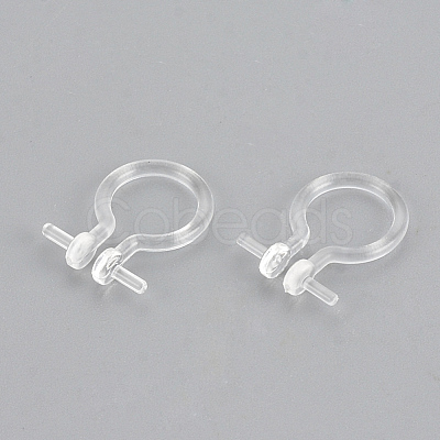 Plastic Clip-on Earring Findings KY-S155-04-1