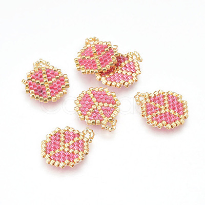 MIYUKI & TOHO Handmade Japanese Seed Beads Pendants SEED-A027-WA05-1