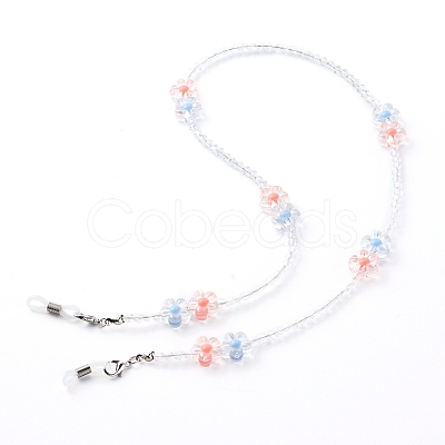 Acrylic Eyeglasses Chains AJEW-EH00350-1