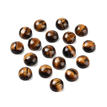 Natural Tiger Eye Cabochons G-G788-C-14-1