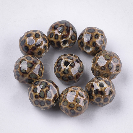 Handmade Porcelain Beads X-PORC-S498-22I-1