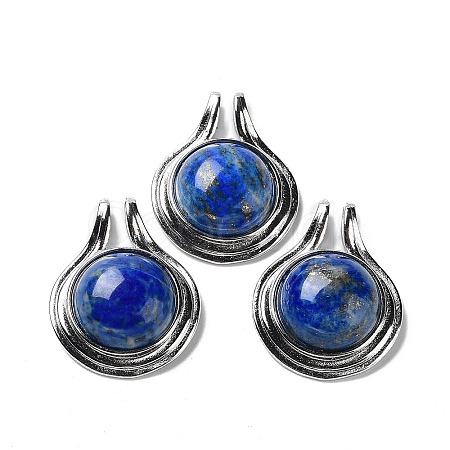 Natural Lapis Lazuli Pendants G-M405-06P-09-1