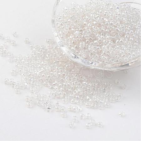 Round Glass Seed Beads X-SEED-A006-3mm-101-1