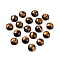 Natural Tiger Eye Cabochons, Half Round/Dome, 10x5mm