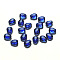 K9 Glass, Imitation Austrian Crystal Beads, Grade AAA, Faceted, teardrop, Blue, 8x6x3.5mm, Hole: 0.7~0.9mm