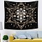 Polyester Wall Hanging Tapestry, for Bedroom Living Room Decoration, Rectangle, Star of David, 1500x2000mm