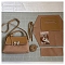 DIY Bowknot Crossbody Bags Set, Including PU Leather Bag Materials, Peru, 200x260x80mm