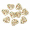 Alloy Pendants, with Rhinestone, Cadmium Free & Nickel Free & Lead Free, Oval with Tree, Mixed Color, Light Gold, 25.5x30x3mm, Hole: 1.8mm