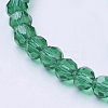Faceted(32 Facets) Round Glass Beads Strands X-EGLA-J042-4mm-13-1