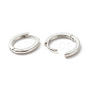 Brass Hinged Hoop Earrings for Women X-EJEW-G306-03P-2