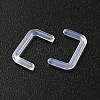 Acrylic L-Shaped Nose Ring AJEW-YW0001-06K-3