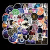 100Pcs 12 Constellation PVC Waterproof Self Adhesive Stickers PW-WG56353-01-1