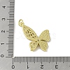 Brass Micro Pave Clear Cubic Zirconia Pendants KK-E111-09G-3