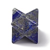 Natural Lapis Lazuli Sculpture Healing Crystal Merkaba Star Ornament G-C110-08A-1