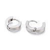 Tarnish Resistant 304 Stainless Steel Huggie Hoop Earrings X-EJEW-O087-09E-P-2