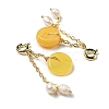 Natural Beeswax Donut Pendant Decorations G-R489-45G-3