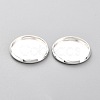 304 Stainless Steel Cabochon Settings STAS-Y001-12E-S-2