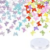 Nbeads 120Pcs Transparent Acrylic Beads TACR-NB0001-16-1