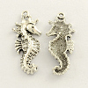 Tibetan Style Zinc Alloy Sea Horse Pendants X-TIBEP-R331-69-1