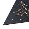 Triangle Rustic Boho Wooden Wall-Mounted Decorations AJEW-L091-B02-3