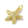 Brass Micro Pave Cubic Zirconia Pendants KK-M283-22A-01-2