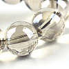 Electroplate Glass Beads Strands EGLA-Q062-8mm-A11-4