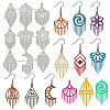 Tassel Earring Theme Carbon Steel Cutting Dies Stencils DIY-WH0309-1948-1