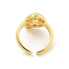 Brass Letter Open Cuff Rings for Women RJEW-G313-01Q-G-3