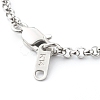 304 Stainless Steel Rolo Chain Bracelets BJEW-JB06447-01-5