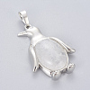 Natural Quartz Crystal Pendants G-L512-A28-2