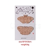 Butterfly Wood Magnetic Needle Pin PW-WG12162-03-1