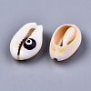 Natural Cowrie Shell Beads SHEL-S266-23B-2