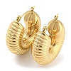 Ion Plating(IP) 304 Stainless Steel Thick Hoop Earrings for Women EJEW-E288-08G-1