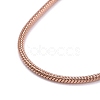 304 Stainless Steel Snake Chain Necklaces NJEW-F248-03A-RG-2