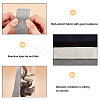 BENECREAT 4Pcs 4 Colors 95% Cotton & 5% Elastic Fiber Ribbing Fabric for Cuffs FIND-BC0004-36-4