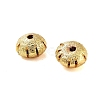 Texture Brass Beads KK-S379-02G-B-2