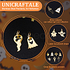 Unicraftale 7Pcs 7 Style 316 Surgical Stainless Steel Enamel Charms STAS-UN0035-95-4