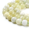 Natural Green Jade Beads Strands G-G844-01-8mm-3