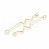 Brass Wave Links connectors KK-S345-074-1