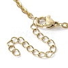 304 Stainless Steel Oval Link Chain Bracelets for Women BJEW-JB10367-4