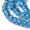 Transparent Glass Beads Strands GLAA-H021-03-12-5