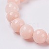 Natural Yellow Jade Beaded Stretch Bracelet BJEW-P209-06-6mm-2