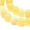 Natural Yellow Opal Beads Strands G-F674-07A-6mm-3