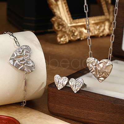 Non-Tarnish Stainless Steel Jewelry Sets for Women UH9338-4-1