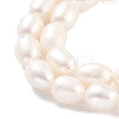 Natural Cultured Freshwater Pearl Beads Strands PEAR-P062-10I-1