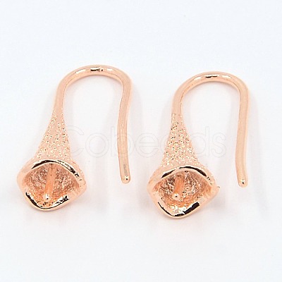 Brass Earring Hooks for Earring Design KK-M047-01-1