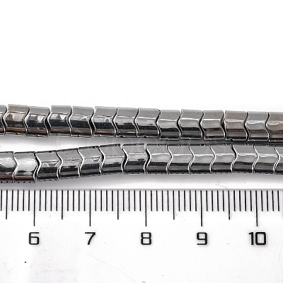 Electroplated Synthetic Non-magnetic Hematite Beads Strands G-Q174-01A-1