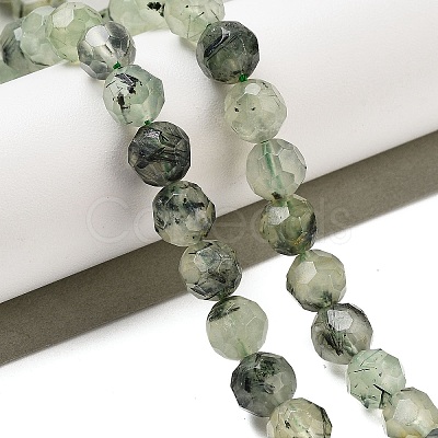 Natural Prehnite Beads Strands G-C150-B02-01-1